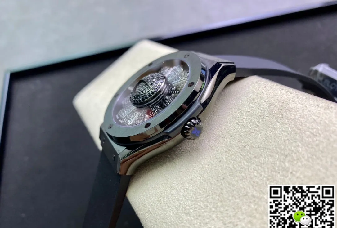 Hublot Classic Fusion Takashi Murakami 507.CX.9000.RX.TAK21 1:1 Best Edition Replica Watch Black Carbon Fiber Case